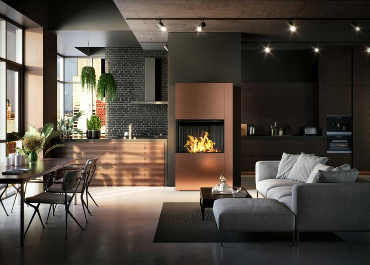 Kaminofen Zirkon 2L von Spartherm Living Fire